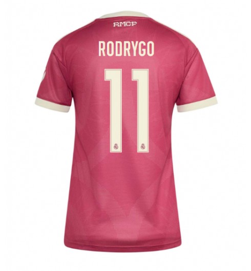 Real Madrid Rodrygo Goes #11 Tredjedrakt Dame 2026-27 Korte ermer Real Madrid Rodrygo Goes #11 Tredjedrakt Dame 2026-27 Korte ermer